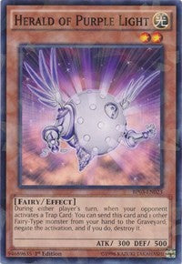 Herald of Purple Light (Shatterfoil) [BP03-EN023] Shatterfoil Rare | Shuffle n Cut Hobbies & Games