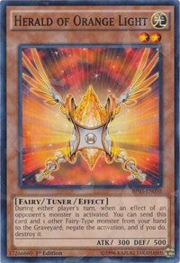 Herald of Orange Light (Shatterfoil) [BP03-EN050] Shatterfoil Rare | Shuffle n Cut Hobbies & Games