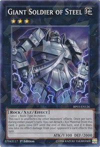 Giant Soldier of Steel (Shatterfoil) [BP03-EN126] Rare | Shuffle n Cut Hobbies & Games