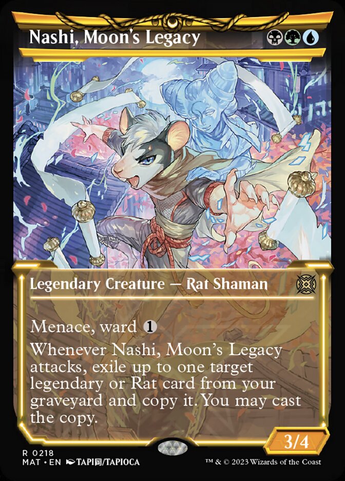 Nashi, Moon's Legacy (Showcase Halo Foil) [March of the Machine: The Aftermath] | Shuffle n Cut Hobbies & Games