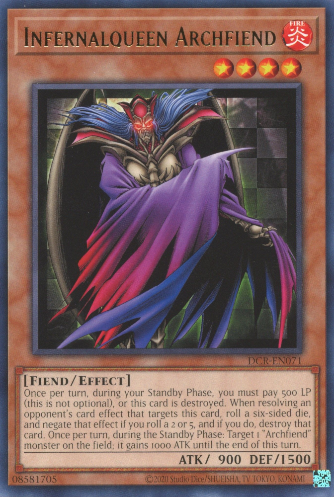 Infernalqueen Archfiend [DCR-EN071] Rare | Shuffle n Cut Hobbies & Games