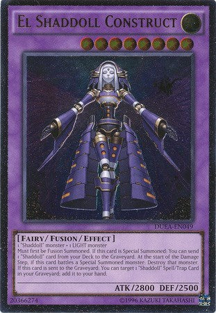 El Shaddoll Construct (UTR) [DUEA-EN049] Ultimate Rare | Shuffle n Cut Hobbies & Games