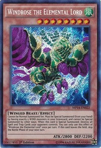 Windrose the Elemental Lord [MP14-EN022] Secret Rare | Shuffle n Cut Hobbies & Games