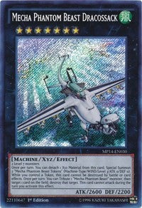 Mecha Phantom Beast Dracossack [MP14-EN030] Secret Rare | Shuffle n Cut Hobbies & Games