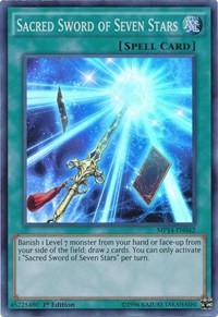 Sacred Sword of Seven Stars [MP14-EN042] Super Rare | Shuffle n Cut Hobbies & Games