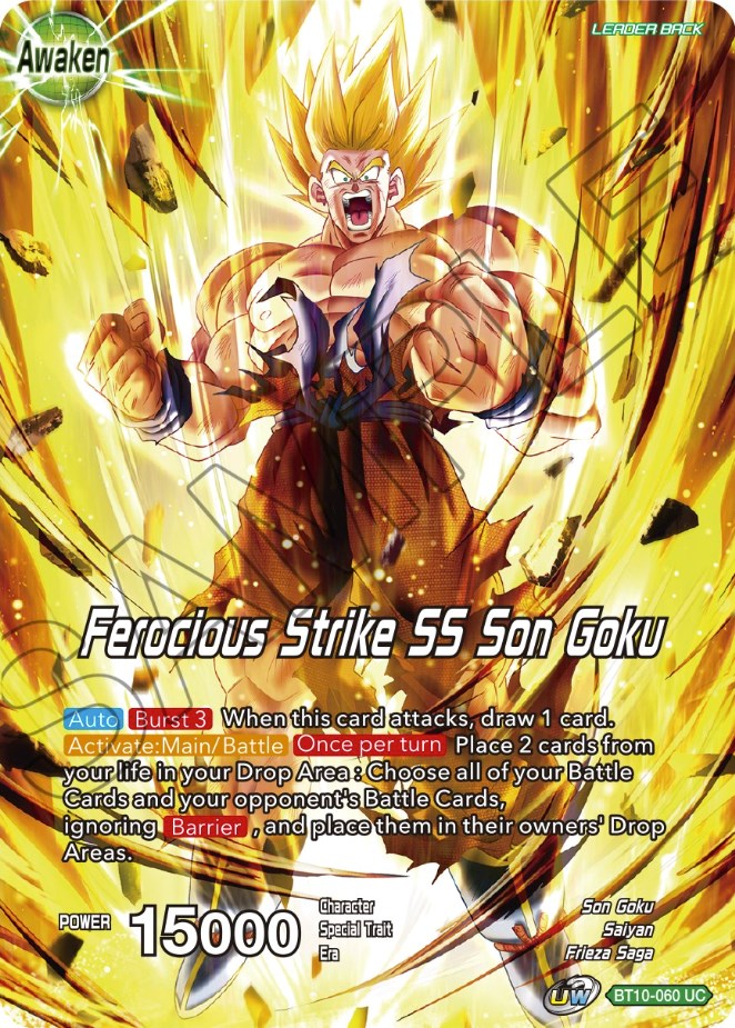 Son Goku // Ferocious Strike SS Son Goku (BT10-060) [Theme Selection: History of Son Goku] | Shuffle n Cut Hobbies & Games