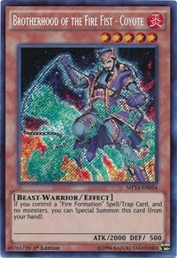 Brotherhood of the Fire Fist - Coyote [MP14-EN054] Secret Rare | Shuffle n Cut Hobbies & Games