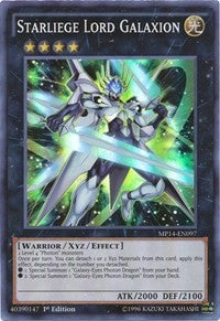 Starliege Lord Galaxion [MP14-EN097] Super Rare | Shuffle n Cut Hobbies & Games