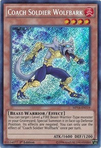 Coach Soldier Wolfbark [MP14-EN119] Secret Rare | Shuffle n Cut Hobbies & Games