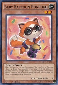 Baby Raccoon Ponpoko [MP14-EN136] Common | Shuffle n Cut Hobbies & Games