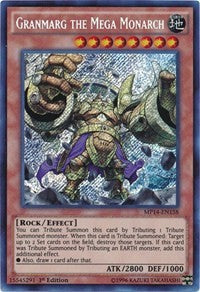 Granmarg the Mega Monarch [MP14-EN158] Secret Rare | Shuffle n Cut Hobbies & Games