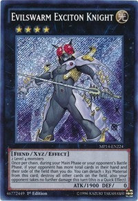 Evilswarm Exciton Knight [MP14-EN224] Secret Rare | Shuffle n Cut Hobbies & Games