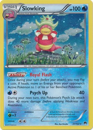 Slowking (21/122) (Cosmos Holo) [XY: BREAKpoint] | Shuffle n Cut Hobbies & Games