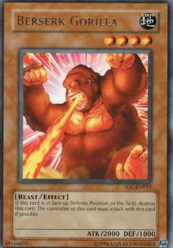 Berserk Gorilla [IOC-EN013] Rare | Shuffle n Cut Hobbies & Games