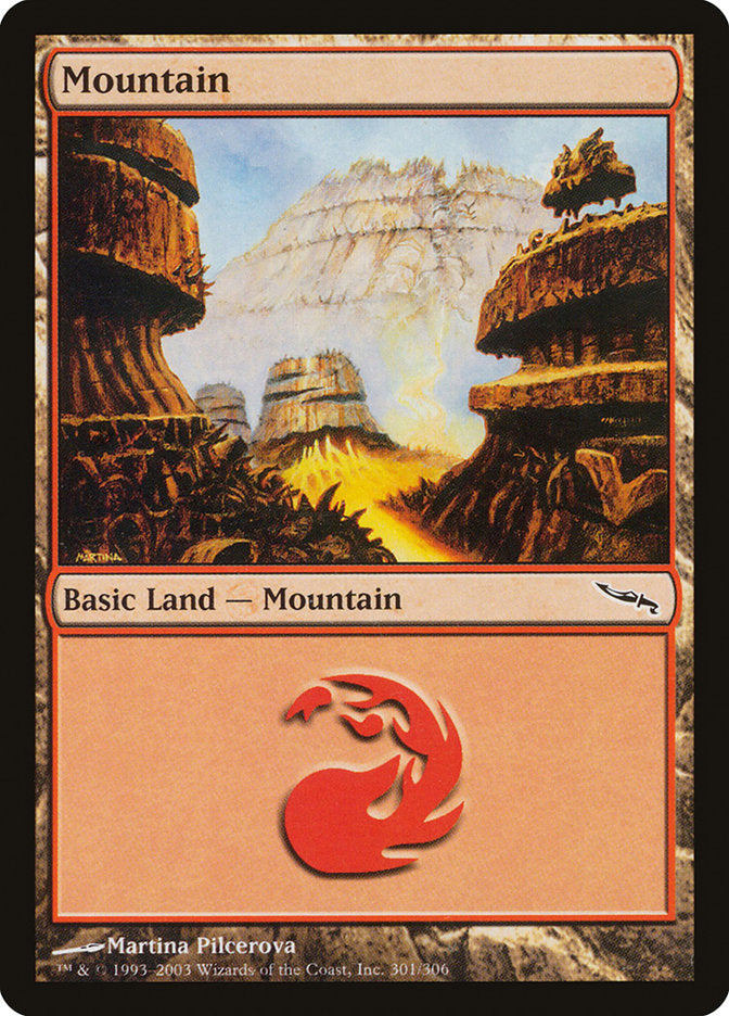 Mountain (301) [Mirrodin] | Shuffle n Cut Hobbies & Games