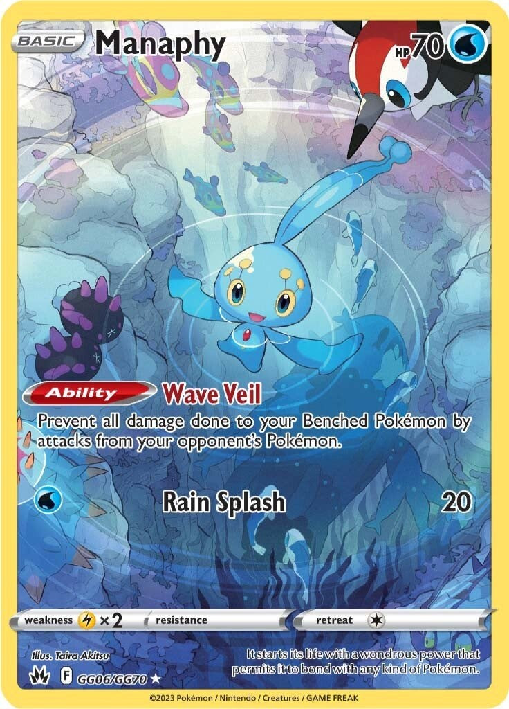 Manaphy (GG06/GG70) [Sword & Shield: Crown Zenith] | Shuffle n Cut Hobbies & Games