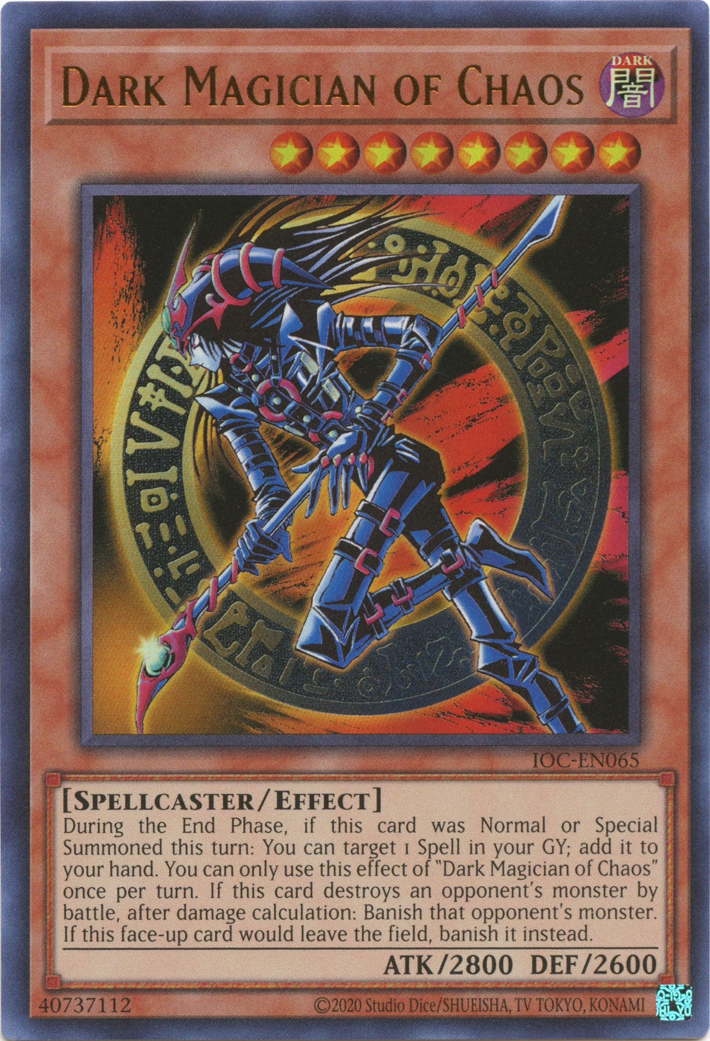 Dark Magician of Chaos (25th Anniversary) [IOC-EN065] Ultra Rare | Shuffle n Cut Hobbies & Games