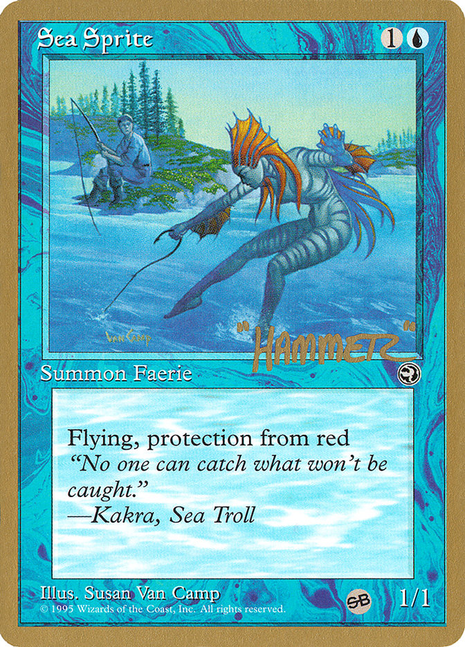 Sea Sprite (Shawn "Hammer" Regnier) (SB) [Pro Tour Collector Set] | Shuffle n Cut Hobbies & Games