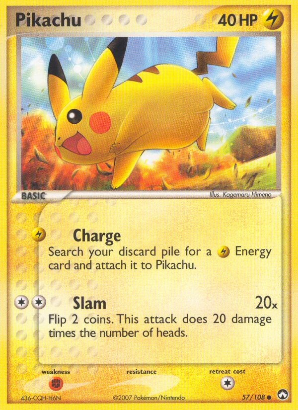 Pikachu (57/108) [EX: Power Keepers] | Shuffle n Cut Hobbies & Games