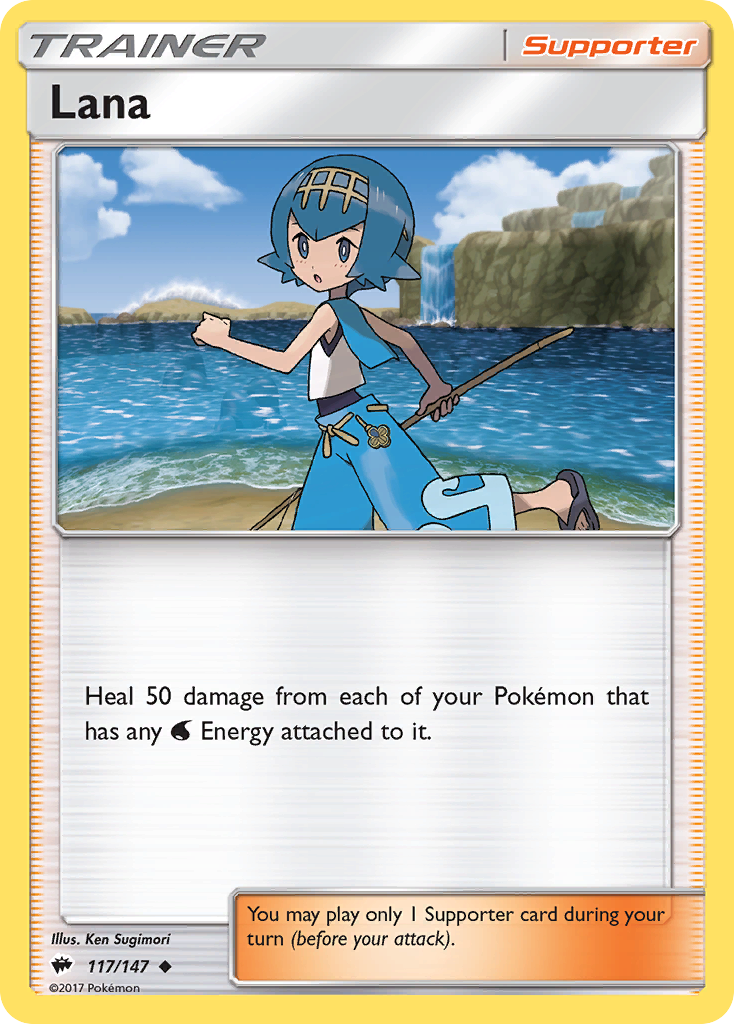 Lana (117/147) [Sun & Moon: Burning Shadows] | Shuffle n Cut Hobbies & Games