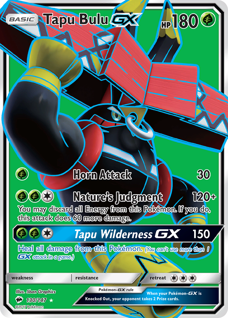 Tapu Bulu GX (130/147) [Sun & Moon: Burning Shadows] | Shuffle n Cut Hobbies & Games