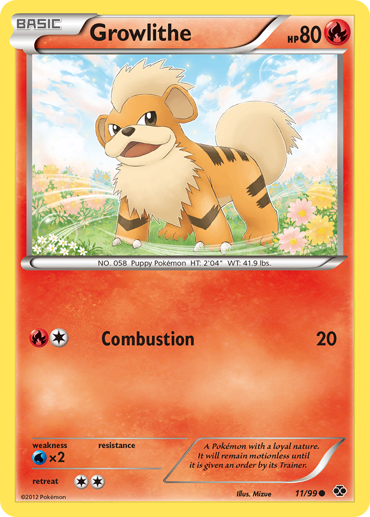 Growlithe (11/99) [Black & White: Next Destinies] | Shuffle n Cut Hobbies & Games