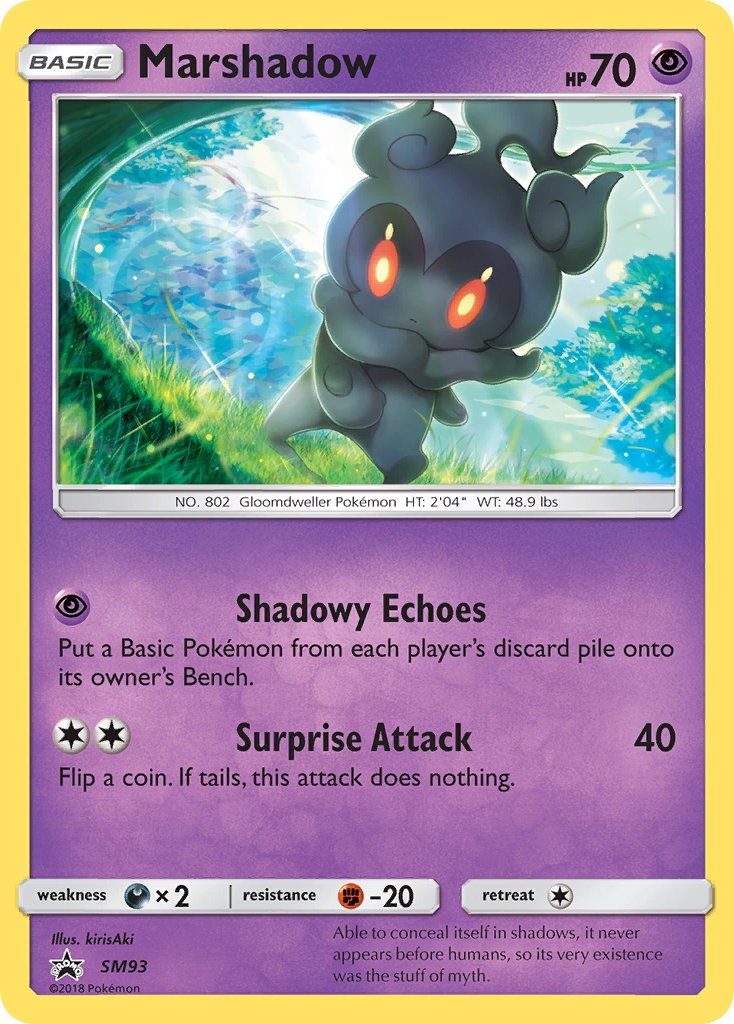 Marshadow (SM93) [Sun & Moon: Black Star Promos] | Shuffle n Cut Hobbies & Games