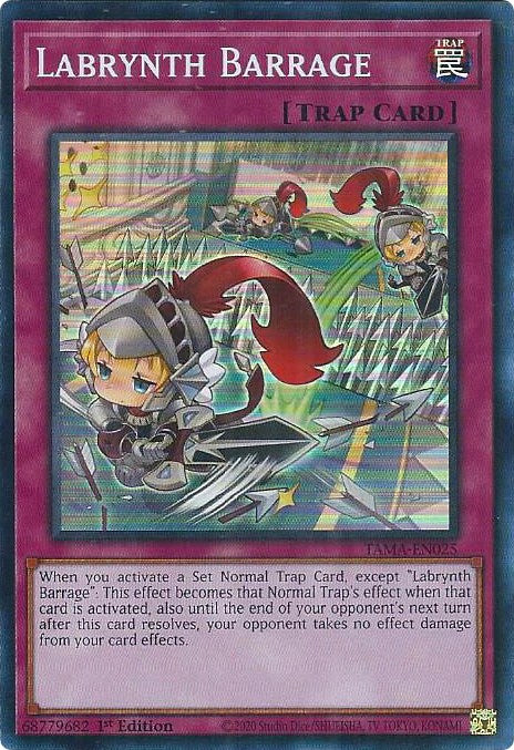 Labrynth Barrage [TAMA-EN025] Super Rare | Shuffle n Cut Hobbies & Games