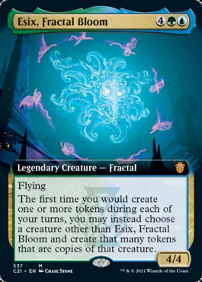 Esix, Fractal Bloom (Extended Art) [Commander 2021] | Shuffle n Cut Hobbies & Games