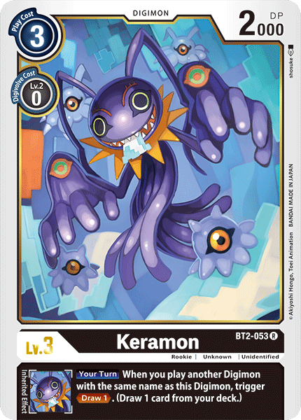 Keramon [BT2-053] [Release Special Booster Ver.1.0] | Shuffle n Cut Hobbies & Games