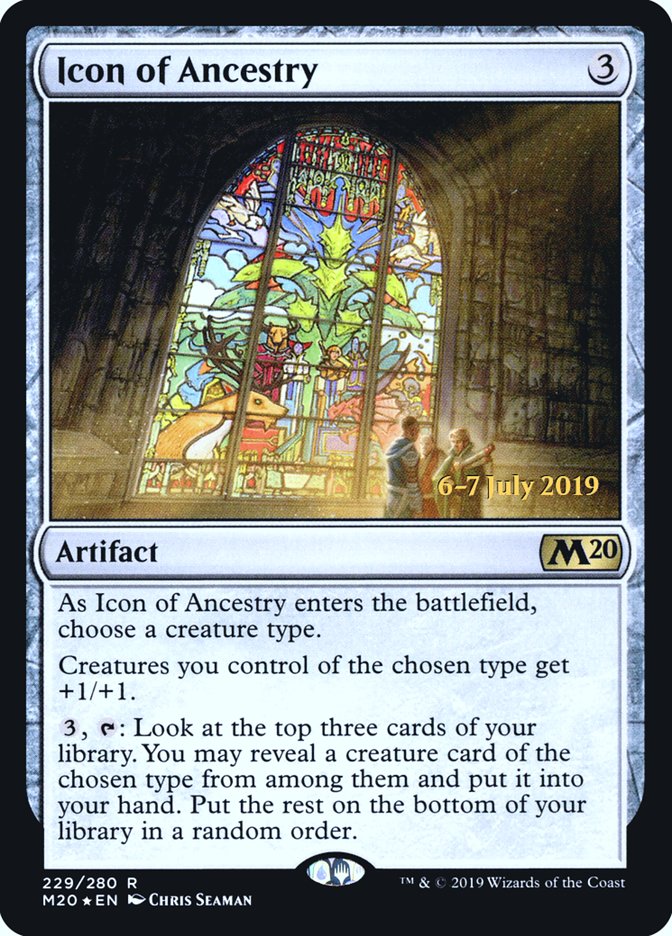 Icon of Ancestry [Core Set 2020 Prerelease Promos] | Shuffle n Cut Hobbies & Games