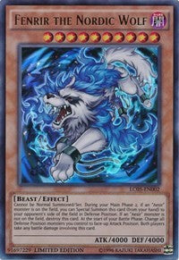 Fenrir the Nordic Wolf [LC05-EN002] Ultra Rare | Shuffle n Cut Hobbies & Games