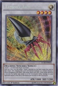 Armory Arm [LC5D-EN034] Secret Rare | Shuffle n Cut Hobbies & Games