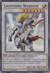 Lightning Warrior [LC5D-EN042] Ultra Rare | Shuffle n Cut Hobbies & Games