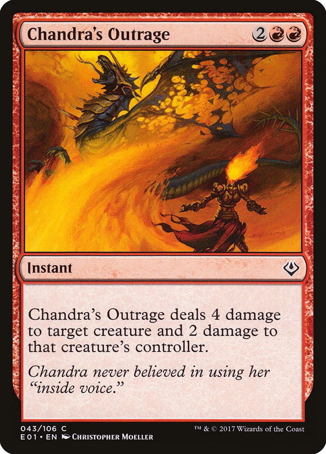 Chandra's Outrage [Archenemy: Nicol Bolas] | Shuffle n Cut Hobbies & Games