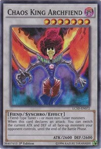 Chaos King Archfiend [LC5D-EN072] Super Rare | Shuffle n Cut Hobbies & Games