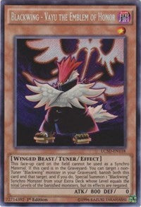 Blackwing - Vayu the Emblem of Honor [LC5D-EN118] Secret Rare | Shuffle n Cut Hobbies & Games