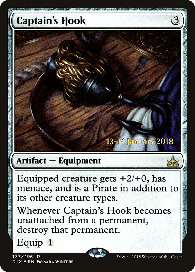 Captain's Hook [Rivals of Ixalan Prerelease Promos] | Shuffle n Cut Hobbies & Games