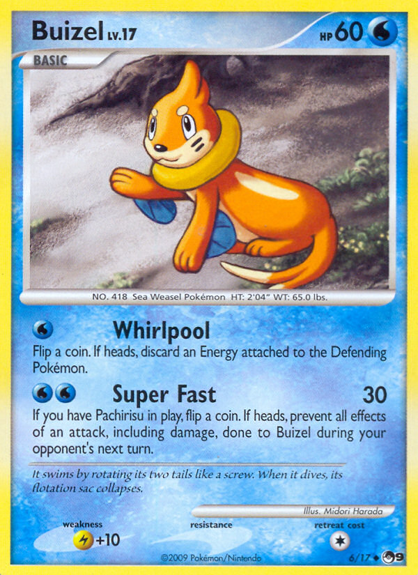 Buizel (6/17) [POP Series 9] | Shuffle n Cut Hobbies & Games