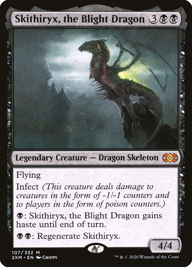 Skithiryx, the Blight Dragon [Double Masters] | Shuffle n Cut Hobbies & Games