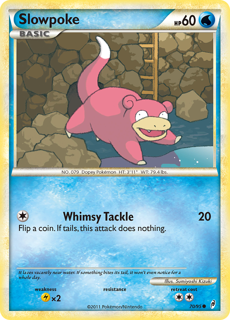 Slowpoke (70/95) [HeartGold & SoulSilver: Call of Legends] | Shuffle n Cut Hobbies & Games