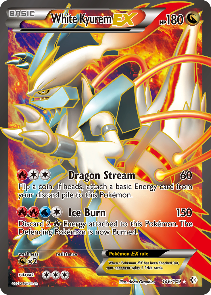 White Kyurem EX (146/149) [Black & White: Boundaries Crossed] | Shuffle n Cut Hobbies & Games