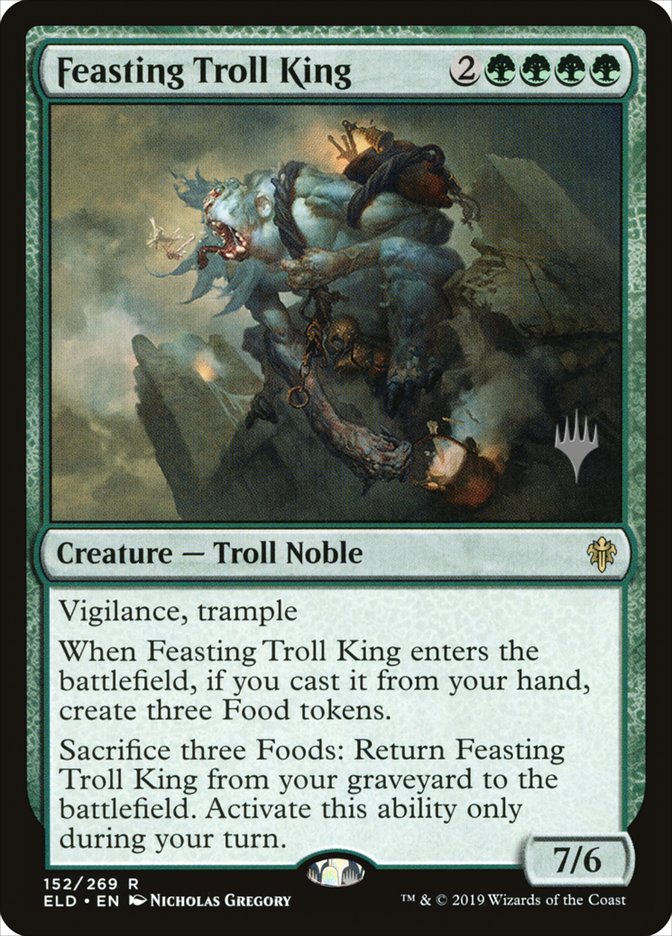 Feasting Troll King (Promo Pack) [Throne of Eldraine Promos] | Shuffle n Cut Hobbies & Games