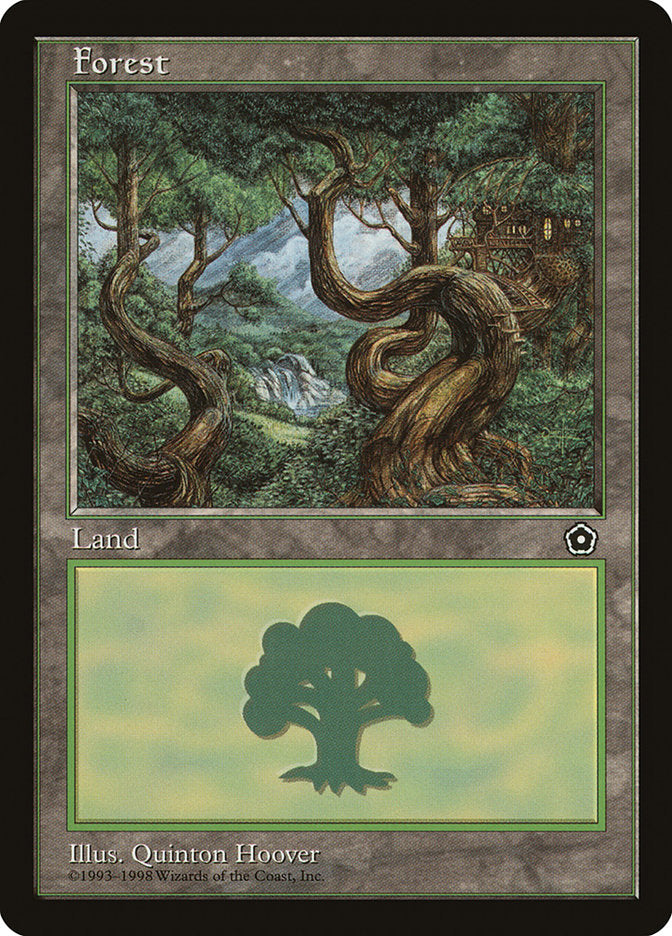 Forest (Treehouse on Right / Green Signature) [Portal Second Age] | Shuffle n Cut Hobbies & Games