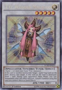 T.G. Wonder Magician [LC5D-EN213] Secret Rare | Shuffle n Cut Hobbies & Games