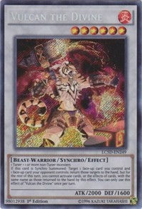 Vulcan the Divine [LC5D-EN249] Secret Rare | Shuffle n Cut Hobbies & Games