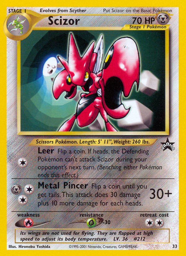 Scizor (33) [Wizards of the Coast: Black Star Promos] | Shuffle n Cut Hobbies & Games