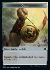 Gold // Dragon Double-Sided Token [Commander Legends: Battle for Baldur's Gate Tokens] | Shuffle n Cut Hobbies & Games