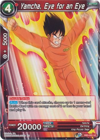 Yamcha, Eye for an Eye [DB3-005] | Shuffle n Cut Hobbies & Games