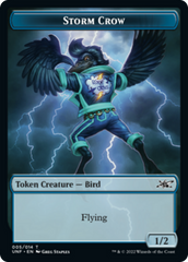 Teddy Bear // Storm Crow Double-Sided Token [Unfinity Tokens] | Shuffle n Cut Hobbies & Games